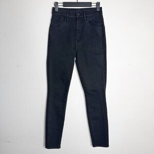 Mother jeans high waisted black denim skinny jeans size 25 - NWOT